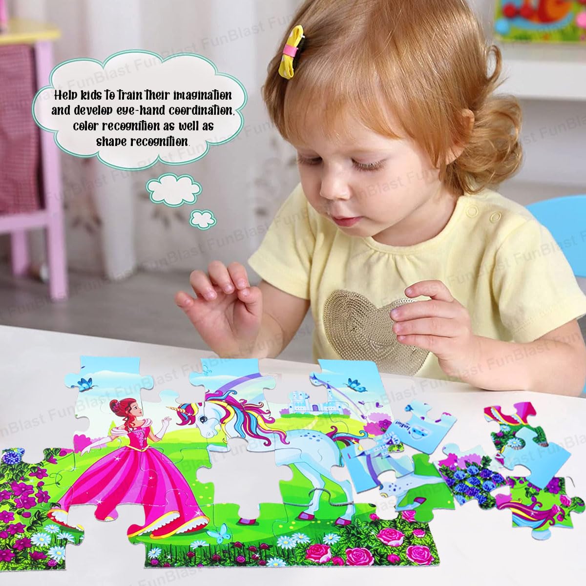 Unicorn Jigsaw Puzzles for Kids, 24 Pieces Jigsaw Puzzle for Kids