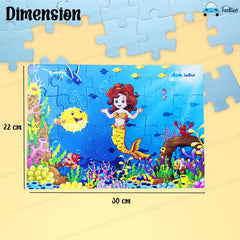 Little Mermaid Jigsaw Puzzle for 4+ Year Old Kids, Jigsaw Puzzle for Kids 24 Pcs