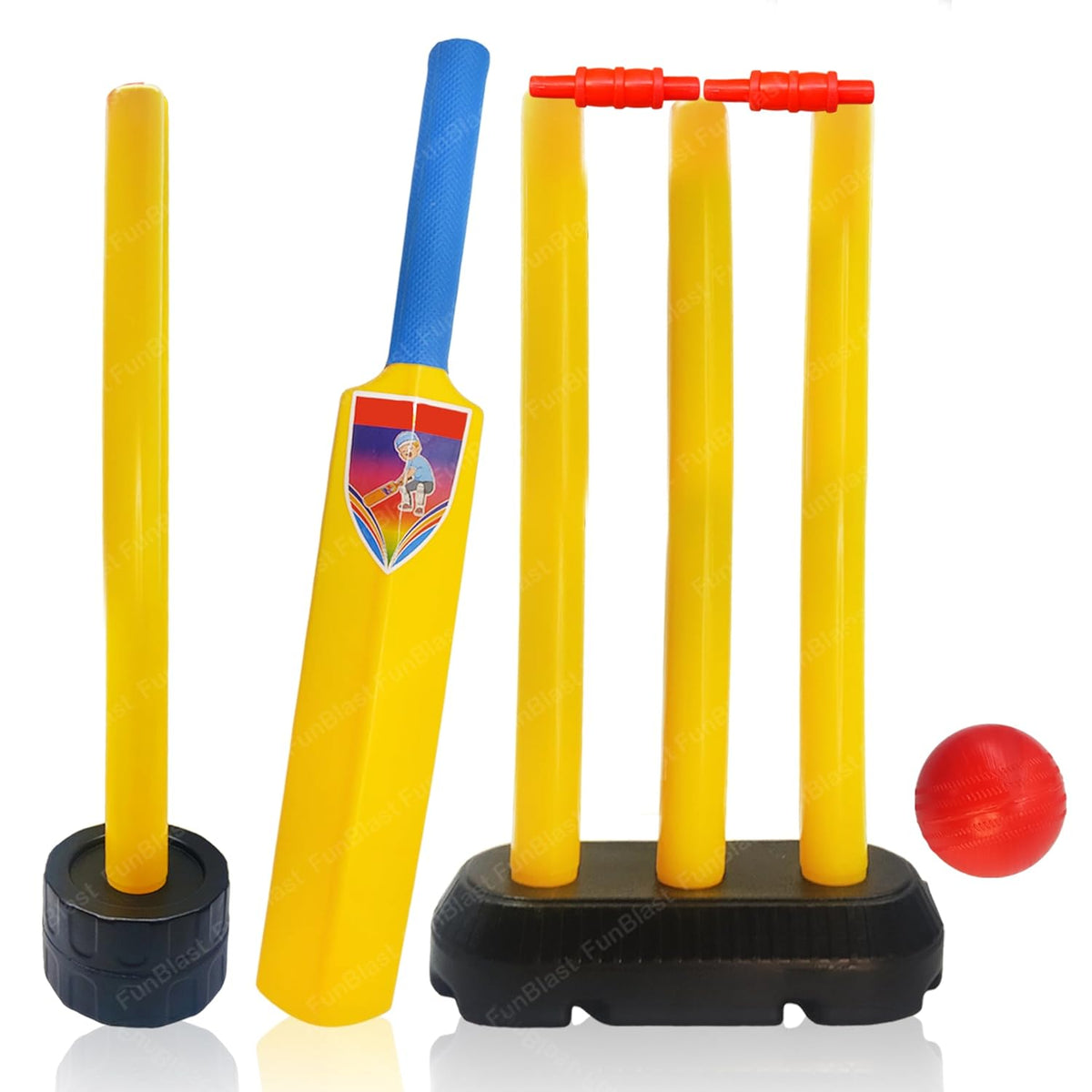 Cricket Kit for Kids Cricket Kit for Boys Cricket Set with Bat, Stumps & Ball, Sports Games for Kids 3+ Years