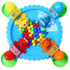 Hungry Frog Game for Kids - Beads Frog Eating Board Game, Table Top Desktop Finger Toy Game for Kids, Hungry Frog Eating Board Game, Family Board Games for Kids (2-4 Player)