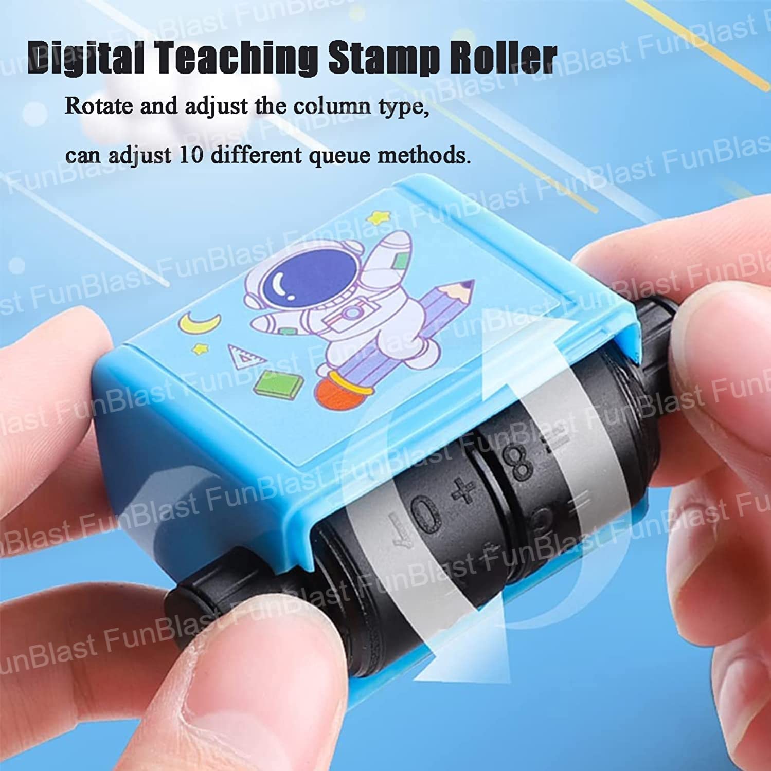 Math Roller Math Roller Stamps for Kids, Smart Math Roller Stamps, Addition and Su ...