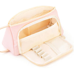 Multipurpose Stationery Organizer Bag with Handle for Kids & Adults(Pink)