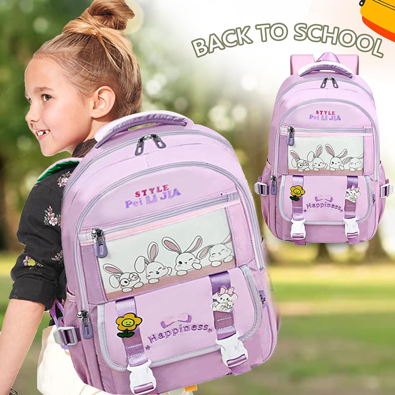 School, Office, Casual Multipurpose Backpack - School and College Bags for students, Large Capacity Bag for Boys Girls Kids, Travel Bag, Picnic Bag