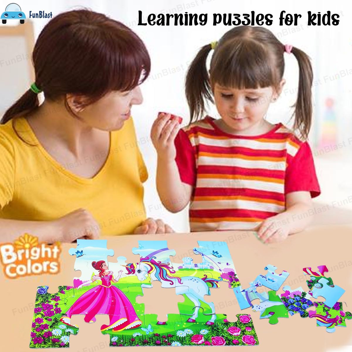 Unicorn Jigsaw Puzzles for Kids, 24 Pieces Jigsaw Puzzle for Kids