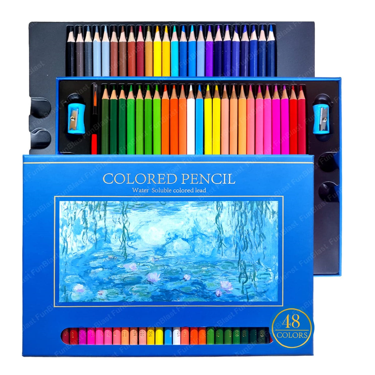 Flipkart.com | ब्रोक Art Box with Color Pencil, Crayons, Water Color, Sketch  Pens Pieces Color Kit - Color Kit