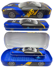 Metal Car Pencil Box/Case – Double Layer Pencil Box for Kids Boys Students School Supplies