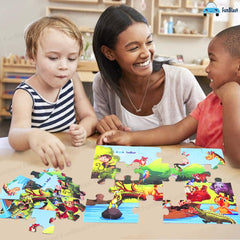 Wild Animal Jigsaw Puzzle for Kids Jigsaw Puzzle for Kids of Age 3-5 Years – 24 Pcs of Puzzle - Size 30X22 cm