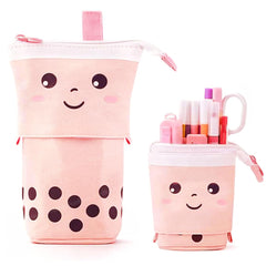 Boba Pop-Up Stationery Organizer for Kids (Pink)