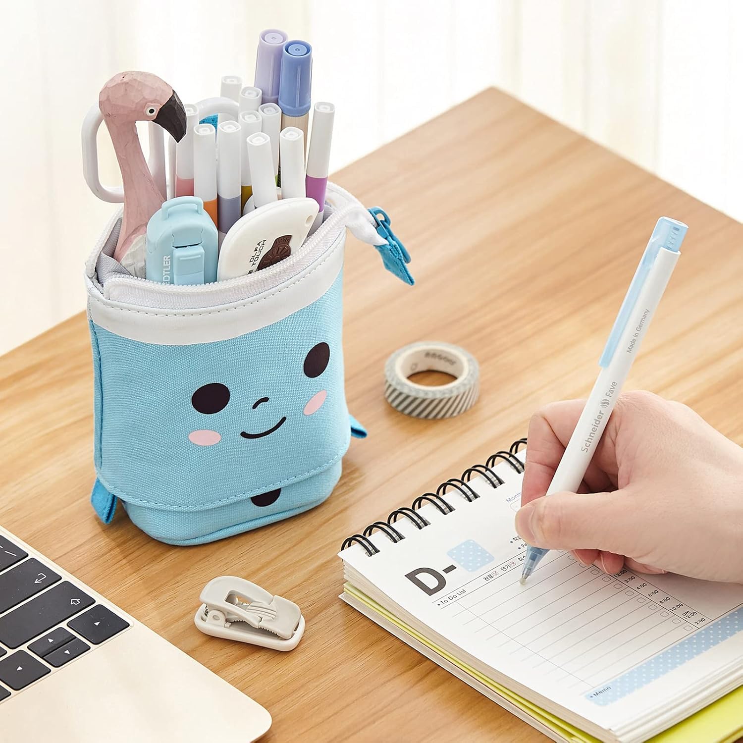 Boba Pop-Up Stationery Organizer for Kids (Blue)