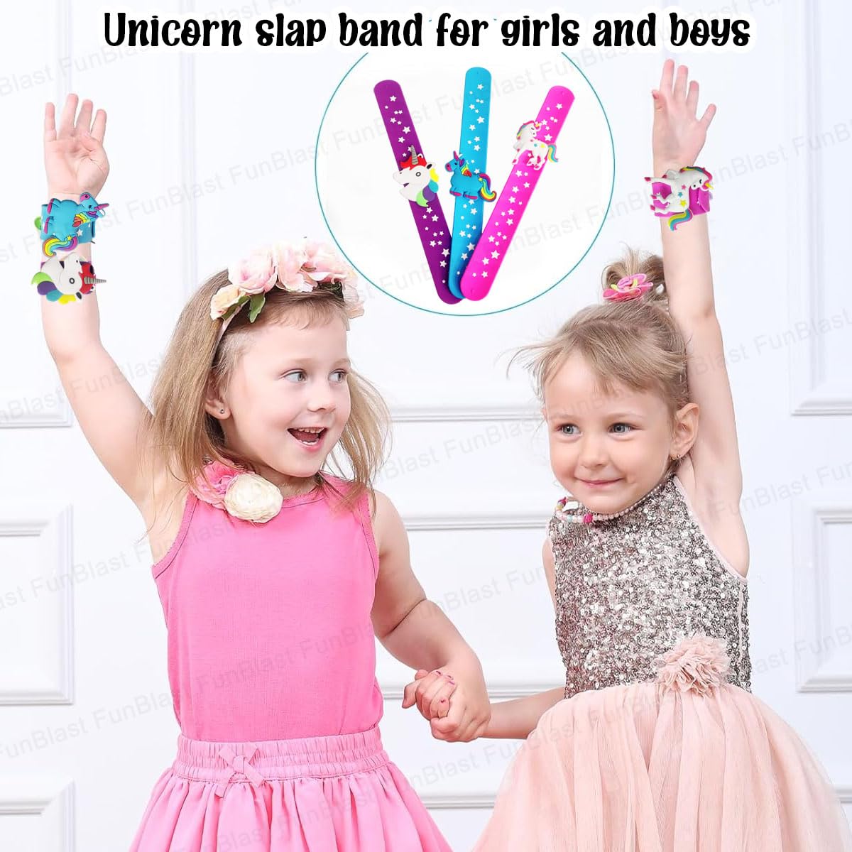 Unicorn Wrist Band - Slap Bracelets for Kids