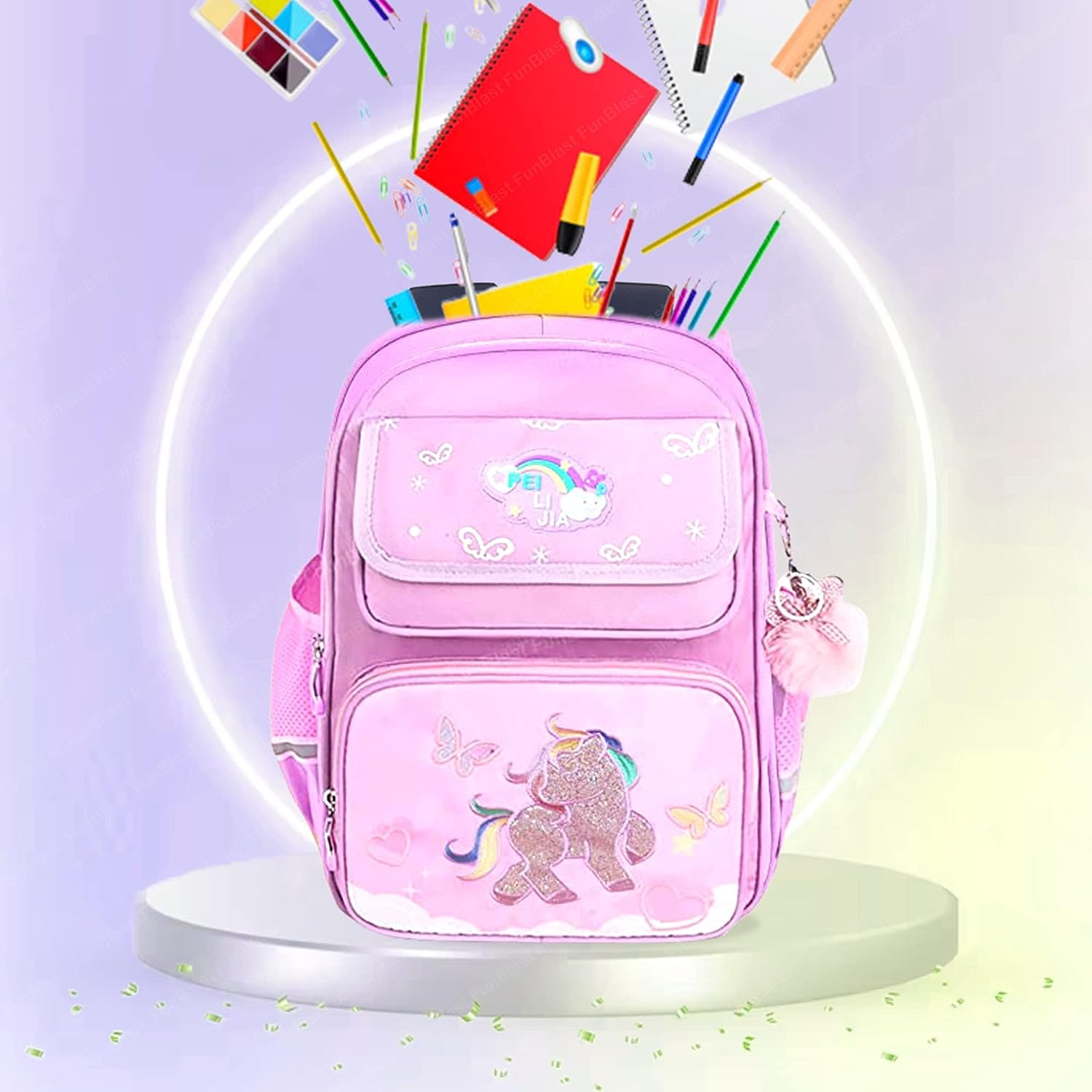 School Bags & Sets School Bag Unicorn Baby Pink – (BE1711) - Bembika - Baby  Essentials , Diaper & Accessories, Feeding Essentials ,Headband, School  Supplies