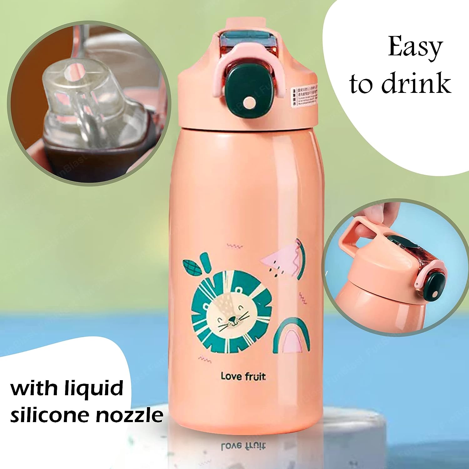 Insulated Stainless Steel Bottle Hot and Cold Water Bottle for Kids – 530 ML