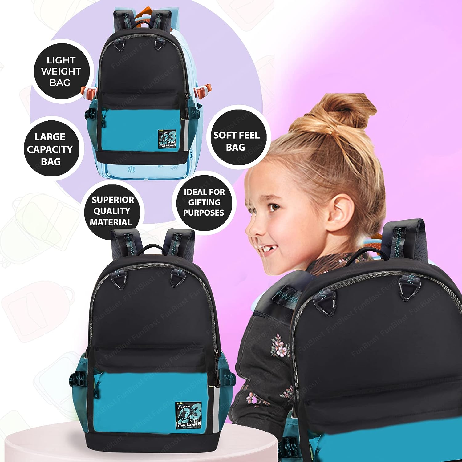 Backpack for office discount girl