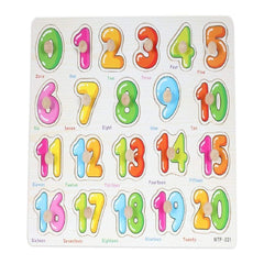 Wooden Colorful Learning Educational Board for Kids with Knobs, Educational Learning Wooden Board Tray, Size- 30 X 22 CM, Available in 4 Different Variants