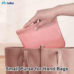 3 Pcs Mini Multipurpose Makeup Pouch for Girls & Women (Rose Pink)