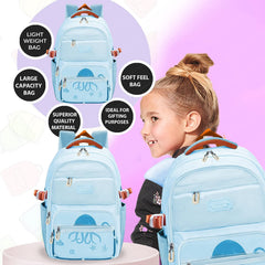 School Bag - School Backpack, College Backpack, Travel Backpack, Office Backpack, Multipurpose Bag for Kids, Casual Bagpack, Picnic Bag for Boys & Girls (46 X 34 X 20 CM)