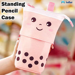 Boba Pop-Up Stationery Organizer for Kids (Pink)