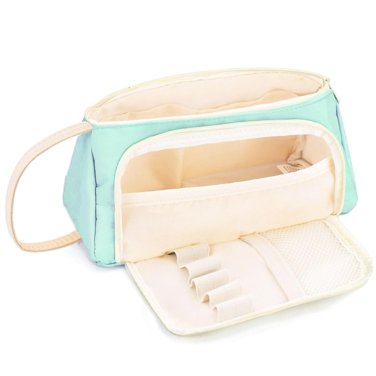 Multipurpose Stationery Organizer Bag with Handle for Kids & Adults(Light-blue)