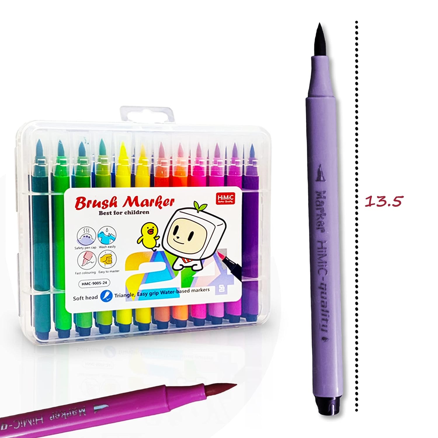 Pulsbery Art Markers Colour Sketch Pens - 48 Set Washable Watercolor Pens  Set Nib Sketch Pens with Washable Ink - Sketch pen For Kids, Drawing Pens -  valleyresorts.co.uk