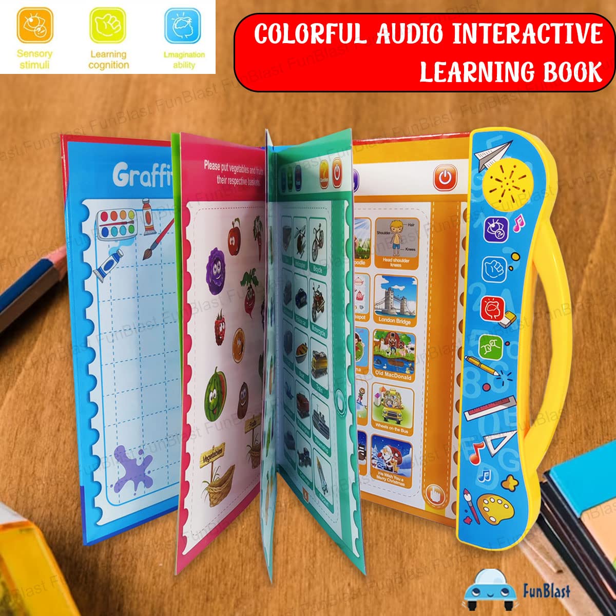 Interactive Children Book -Musical English Phonetic Learning Book