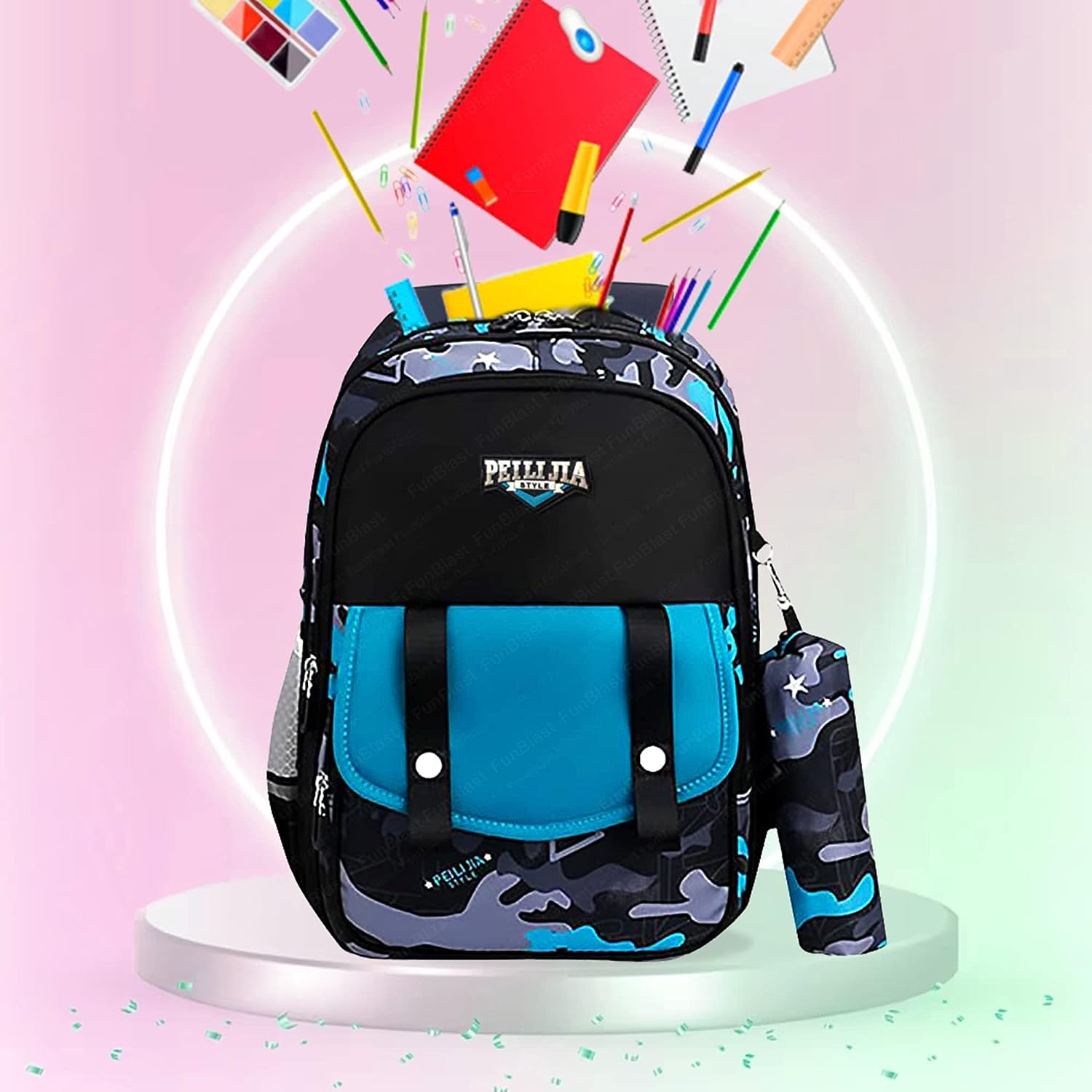 School Bags for Boys – College Bag, Casual Bag, School Bag, Backpack for Kids, Lightweight School Bags, Travel Bag, Picnic Bag (42 X 29 X 18 CM)
