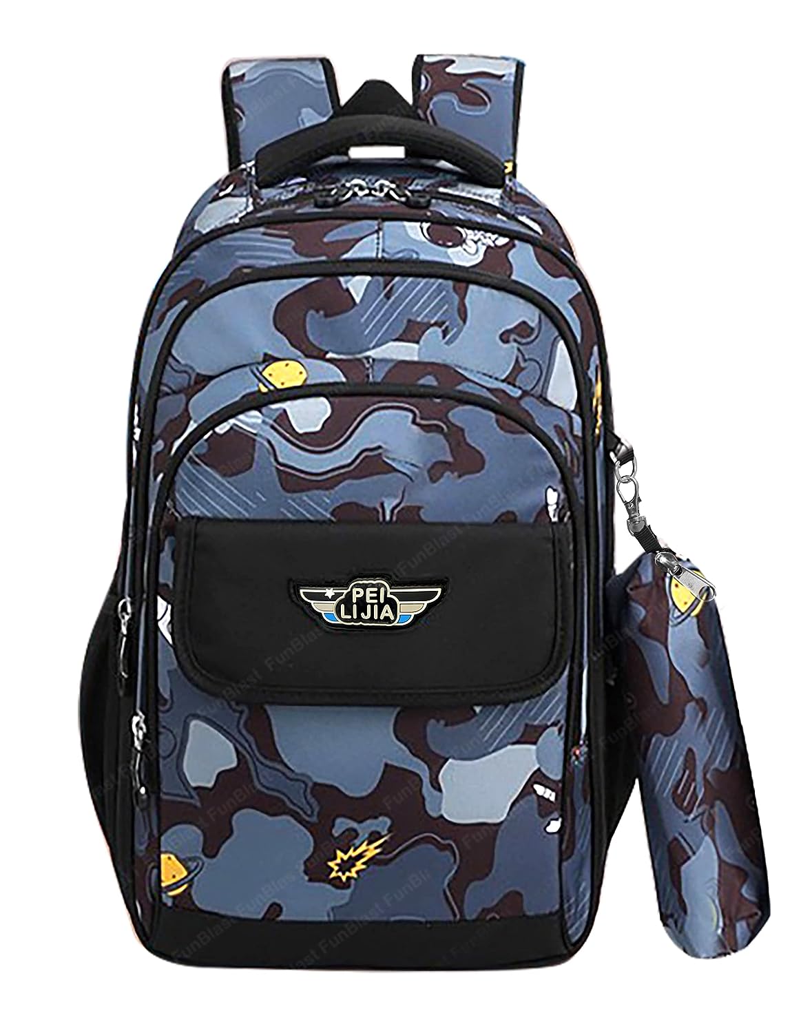 School Bags for Boys – Space Print Bagpack for Kids, College Bag, Casual Bag, School Bag, Backpack for Kids, Lightweight School Bags, Travel Bag, Picnic Bag (41 X 30 X 14 CM)