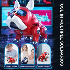 Robot Dog Toy – Robot Dog Toy Action Figure, Musical Dog Robot Toy with Colorful Flashing Lights and Music for Kids Boys Girls, Mechanical Dog Toys