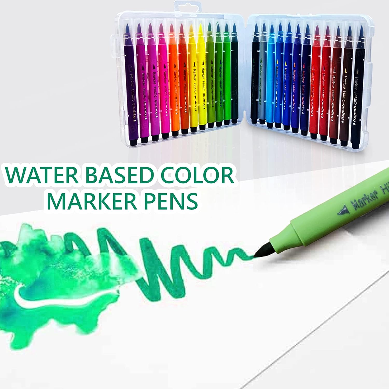 Brush-Sketch Markers Pens For Artists-Coloring Kit Art Markers,Fineliner  Colour Pens,Water Based Marker For Calligraphy Drawing Sketching Coloring
