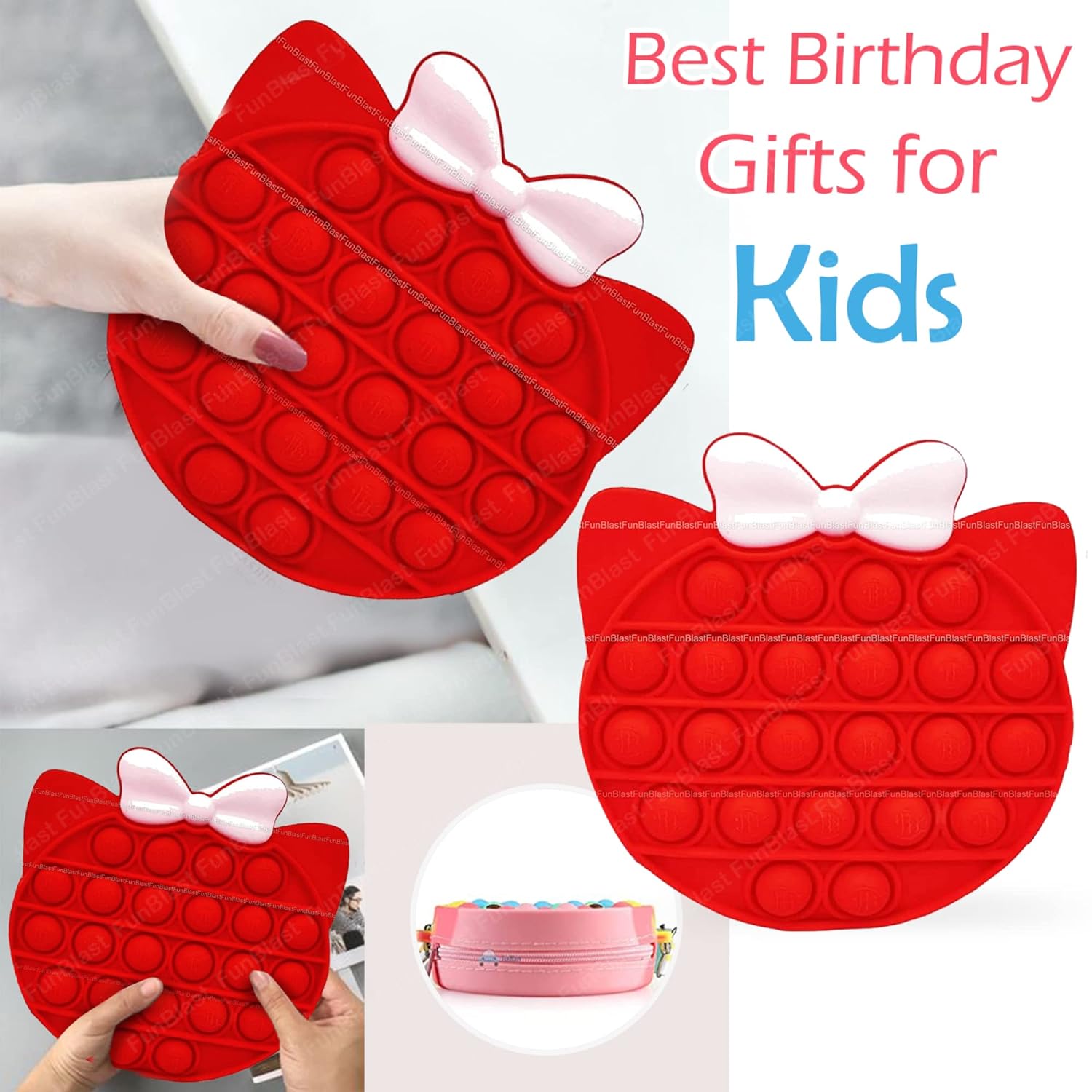 Pop It Sling Bag – Pop It Cross Body Bag for Kids, Pop It Purse for Girls, Birthday Gift for Girls