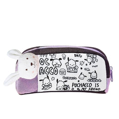 Cartoon Design Multipurpose Zipper Pouch for Kids (Purple)