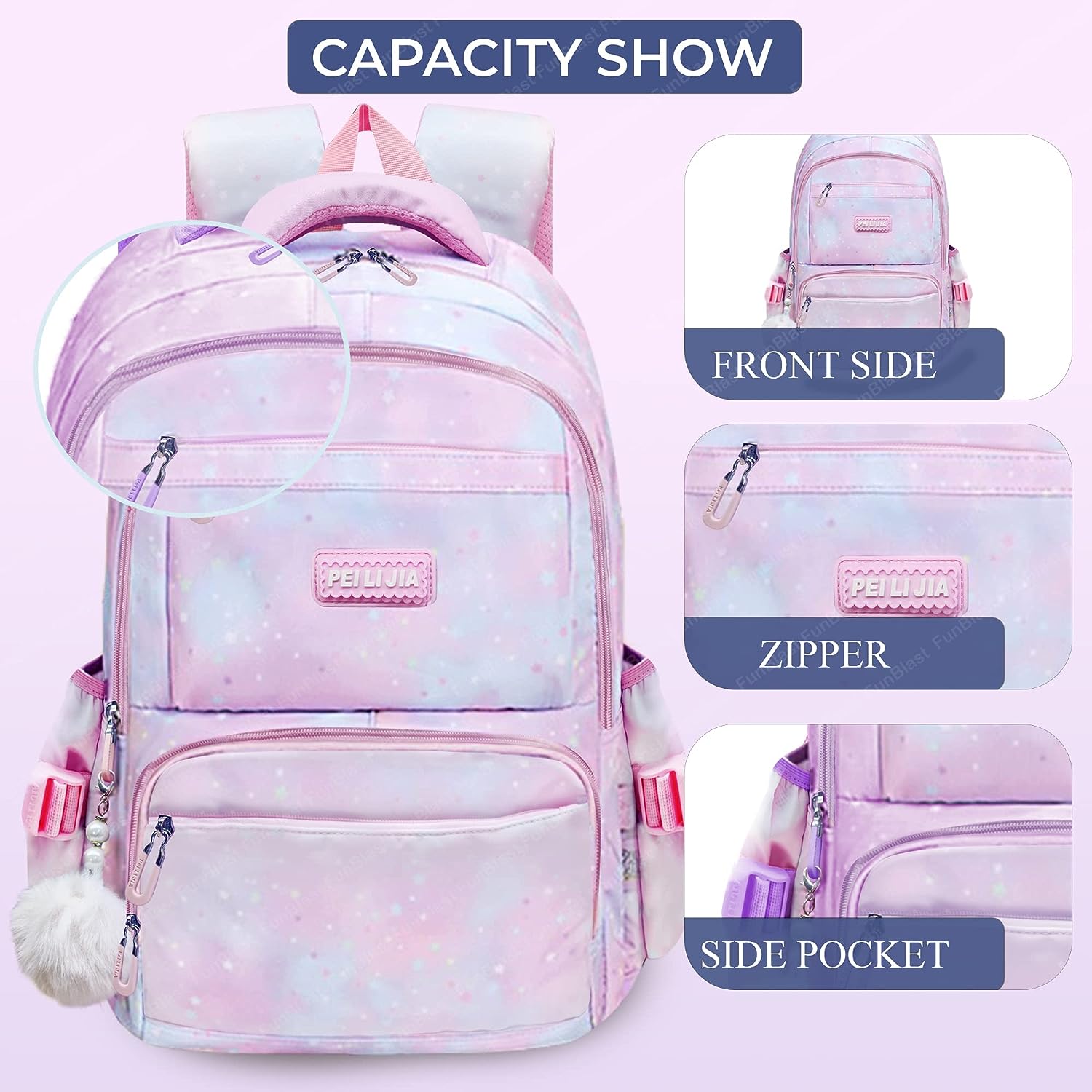 School Bag School Backpack College Backpack Travel Backpack Office Backpack Multipurpose Backpack Picnic Bag for Boys & Girls (46 X 34 X 20 CM)