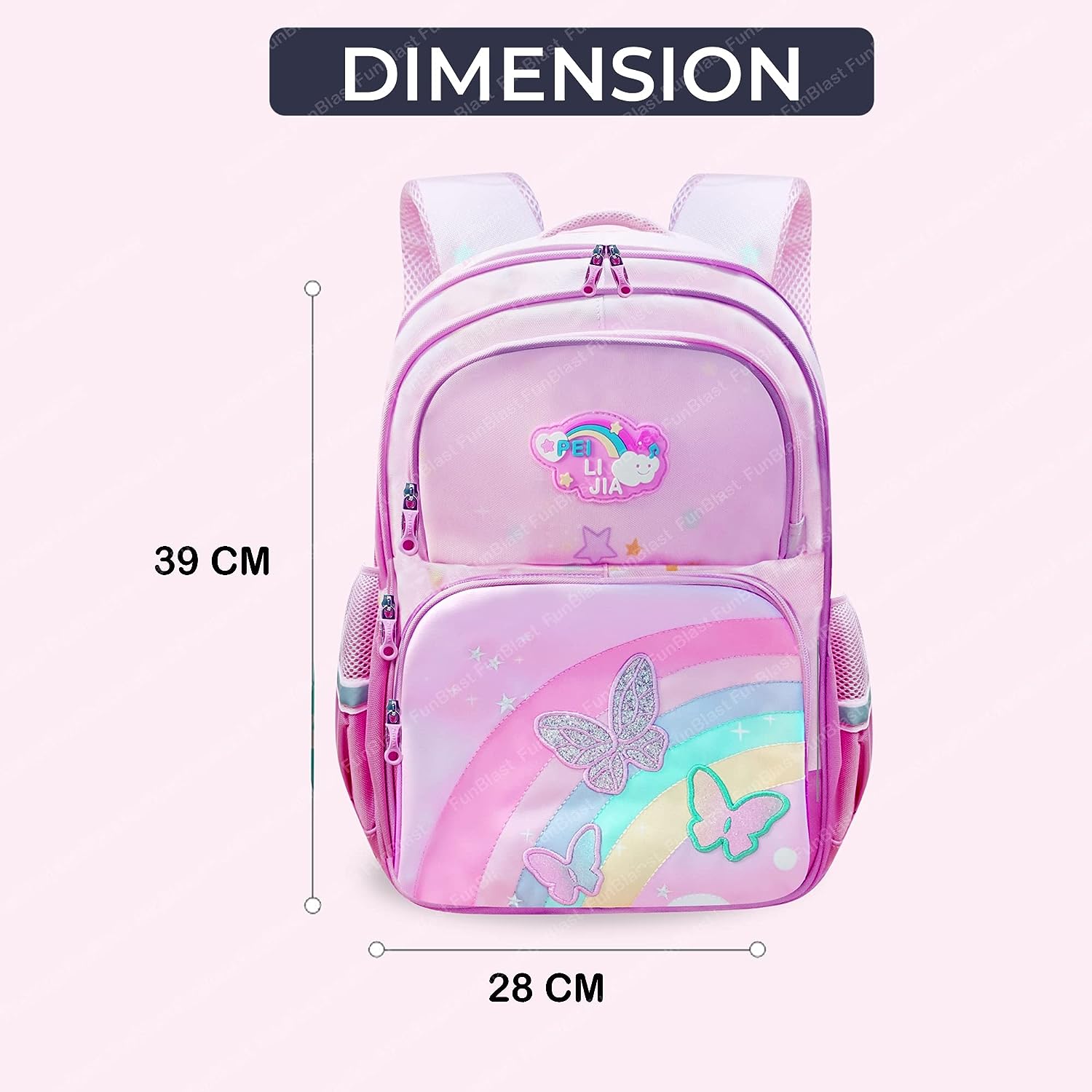 School Bag for Girls - School Backpack, College Backpack, Travel Backpack, Office Bag, Multipurpose Bag for Girls, Casual Bagpack for Teens, Picnic Bag for Girls (39 X 28 X 15 CM)