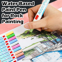 FunBlast Acrylic Marker Colors, 36 Colors Markers Water Based Paint Pen