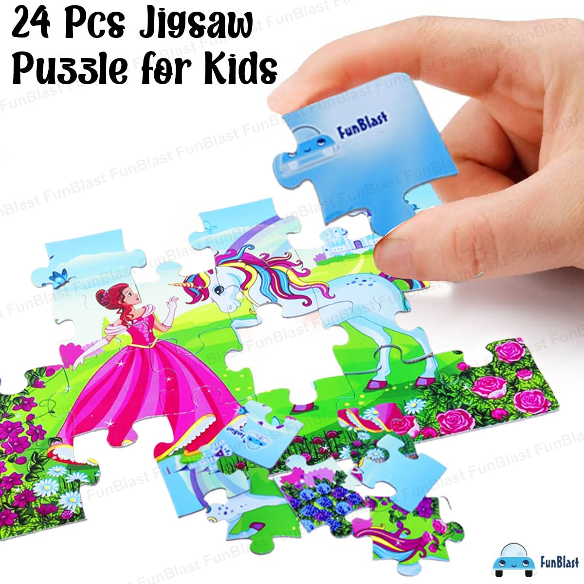 Unicorn Jigsaw Puzzles for Kids, 24 Pieces Jigsaw Puzzle for Kids