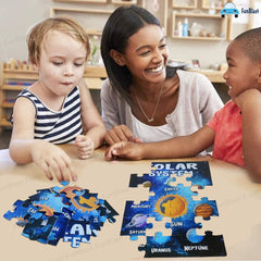 Solar System Jigsaw Puzzle for Kids Jigsaw Puzzle for Kids of Age 4-5 Years (Size 30X22 cm)