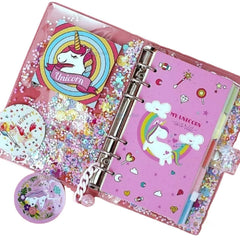 13 in 1 DIY Unicorn Diary for girls, Unicorn Notebook for girls with pen, Unicorn kit for girls, Unicorn return gifts for girls