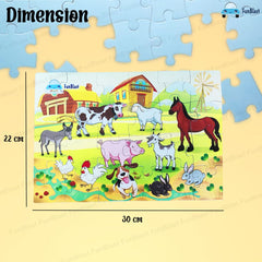 Pet Animal Jigsaw Puzzle for Kids Jigsaw Puzzle for Kids of Age 3-5 Years – 24 Pcs ( Size 30X22 cm)