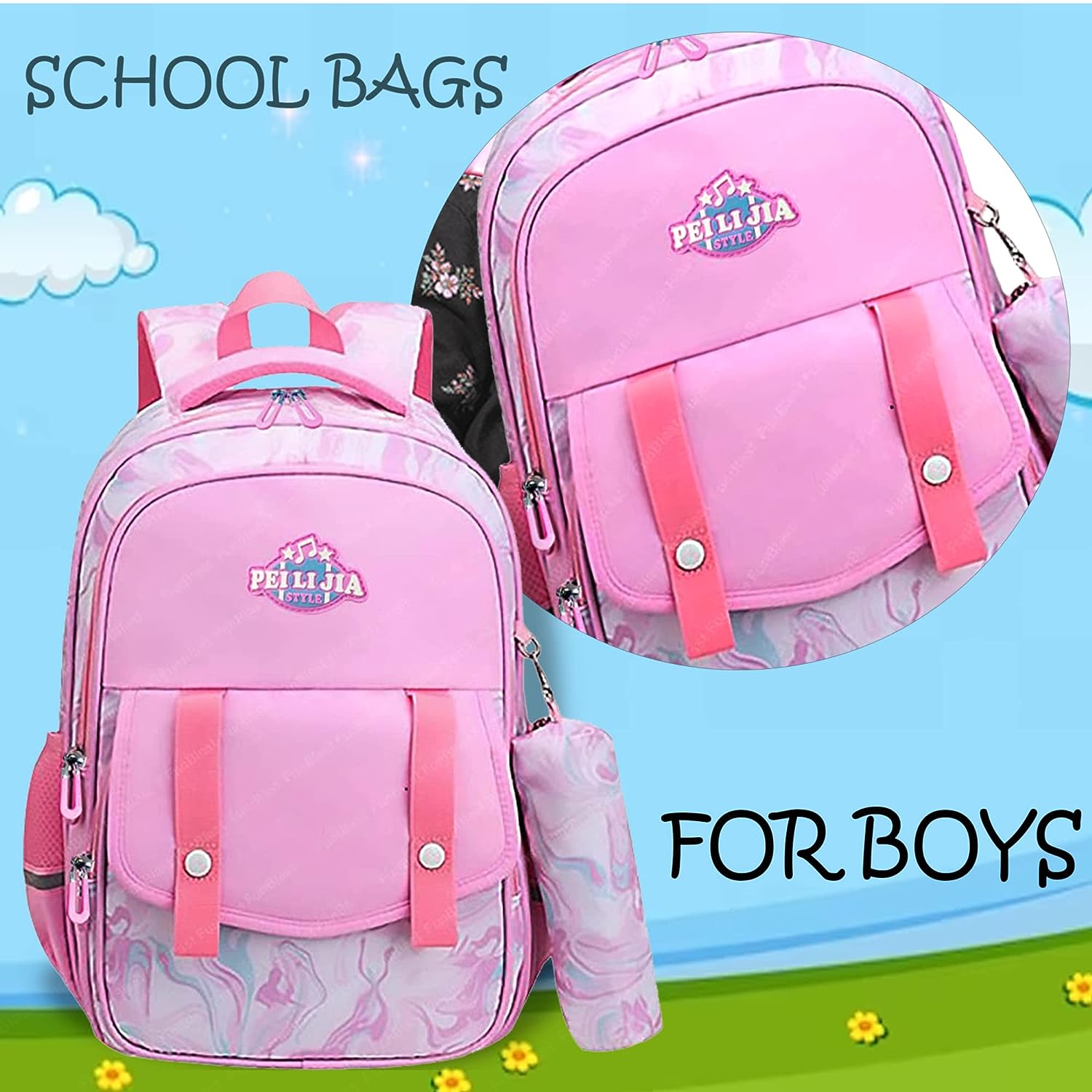School Bags for Boys – College Bag, Casual Bag, School Bag with Pencil –  FunBlast