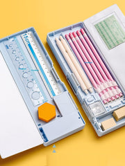 Multifunctional Pencil Box for Kids, Kids Pencil Box for Boys & Girls, Magnetic Pencil Box for Boys, Pop up Pencil Box