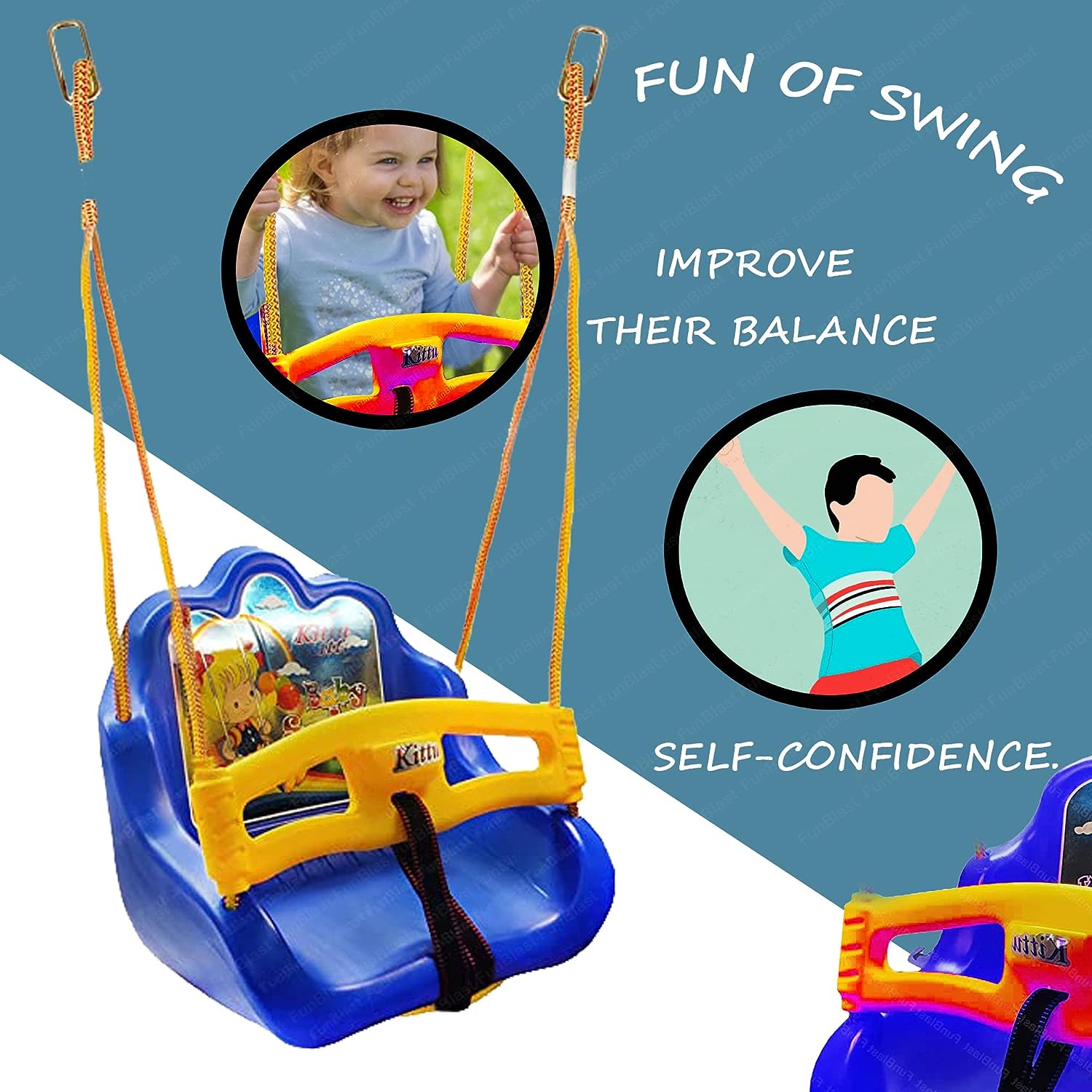 Baby Swing Chair Adjustable Plastic Swing Kid s Jhula Indoor