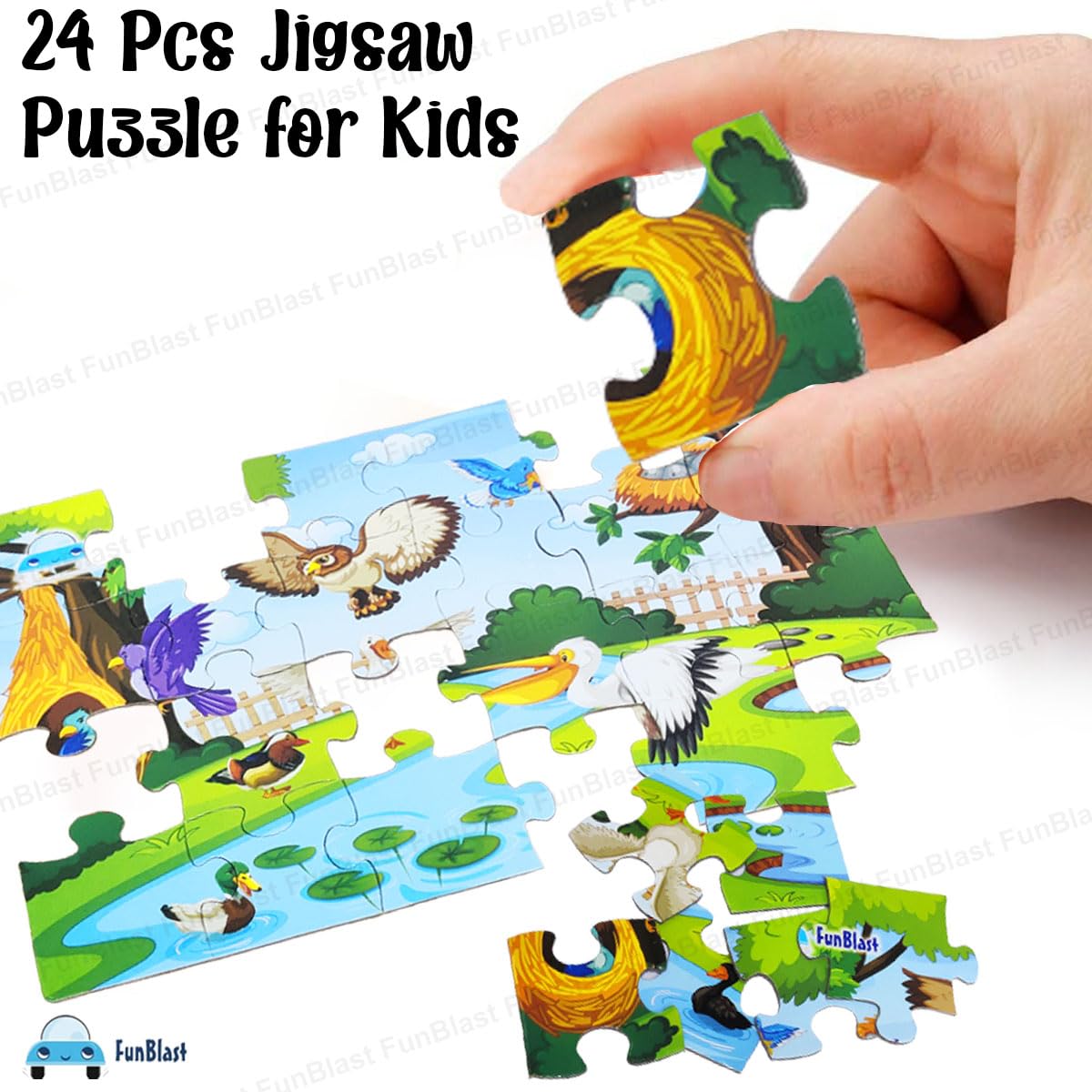 Bird Jigsaw Puzzle for Kids Jigsaw Puzzle for Kids of Age 3-5 Years – 24 Pcs (Size 30X22 cm)