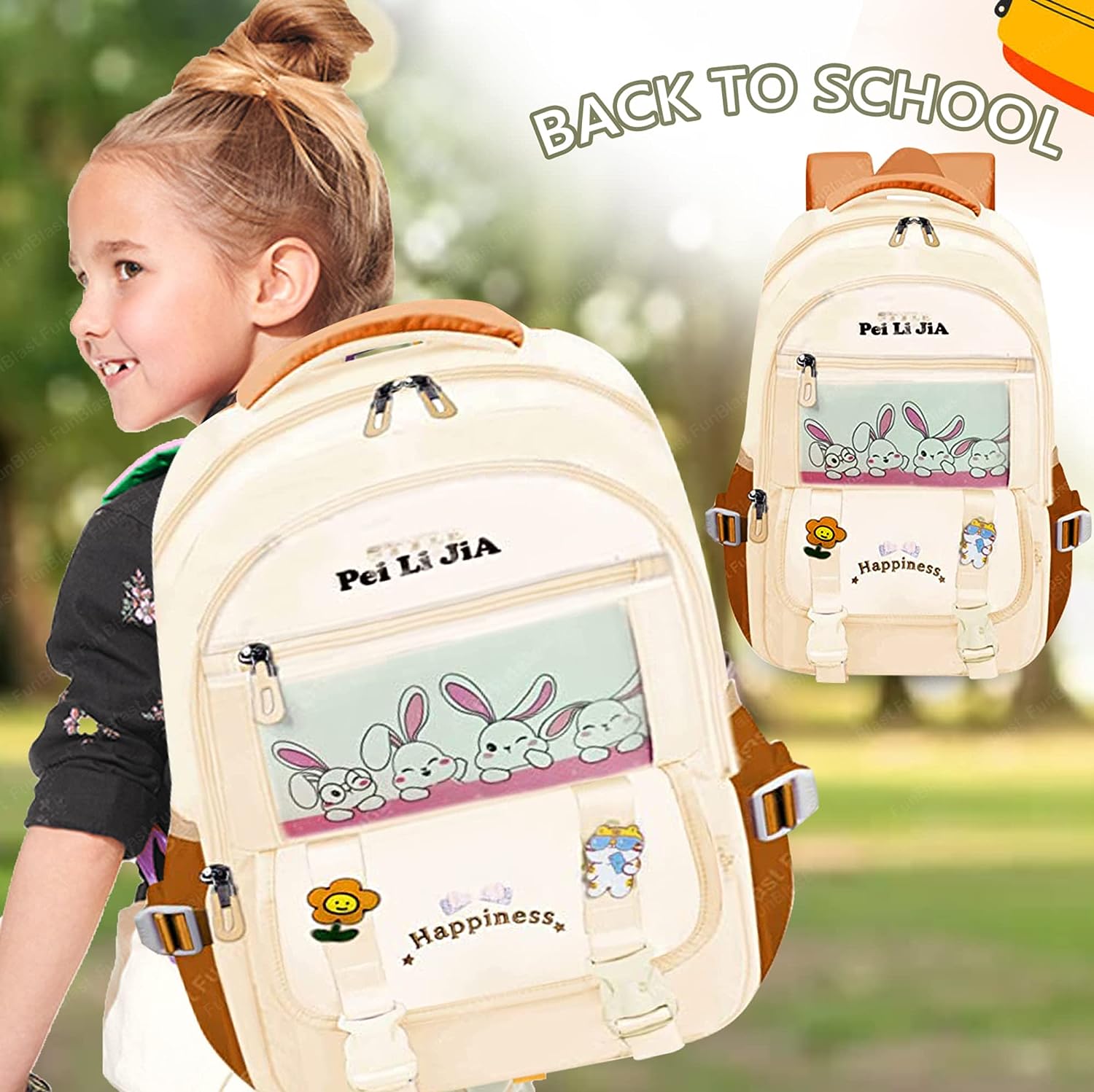 School, Office, Casual Multipurpose Backpack - School and College Bags for students, Large Capacity Bag for Boys Girls Kids, Travel Bag, Picnic Bag