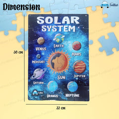 Solar System Jigsaw Puzzle for Kids Jigsaw Puzzle for Kids of Age 4-5 Years (Size 30X22 cm)