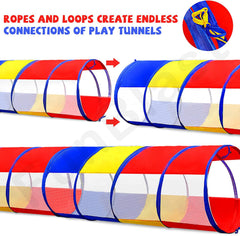 Tunnel Tent for Kids, Foldable Outdoor Tunnel for Toddlers, 6 Feet Long Tunnel Tent for Kids, Girls and Boys, Pop-Up Activity Toys