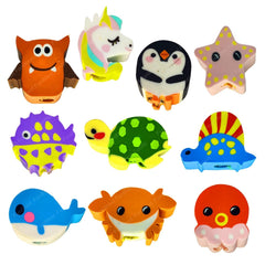 Eraser for Kids - Kawaii Erasers for Kids, School Stationery Set for Kids, Fancy Eraser, Rubber Eraser for Kids Boys Girls, Erasers for Return Gift - 10 Pcs