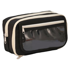 Multipurpose Zipper Stationary Organizer for Kids & Adults (Black)