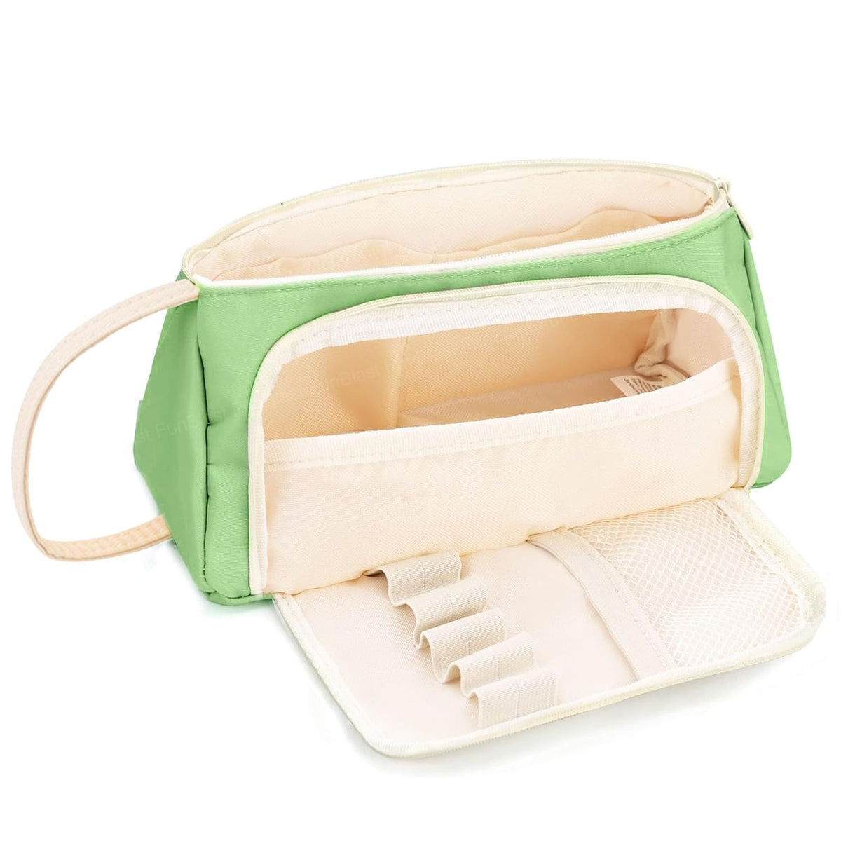 Multipurpose Stationery Organizer Bag with Handle for Kids & Adults(Sea Green)