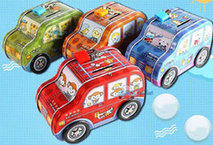 Piggy Bank - Car Shaped Coin Box with Moving Wheel for Kids (Pack of 3 Pcs)