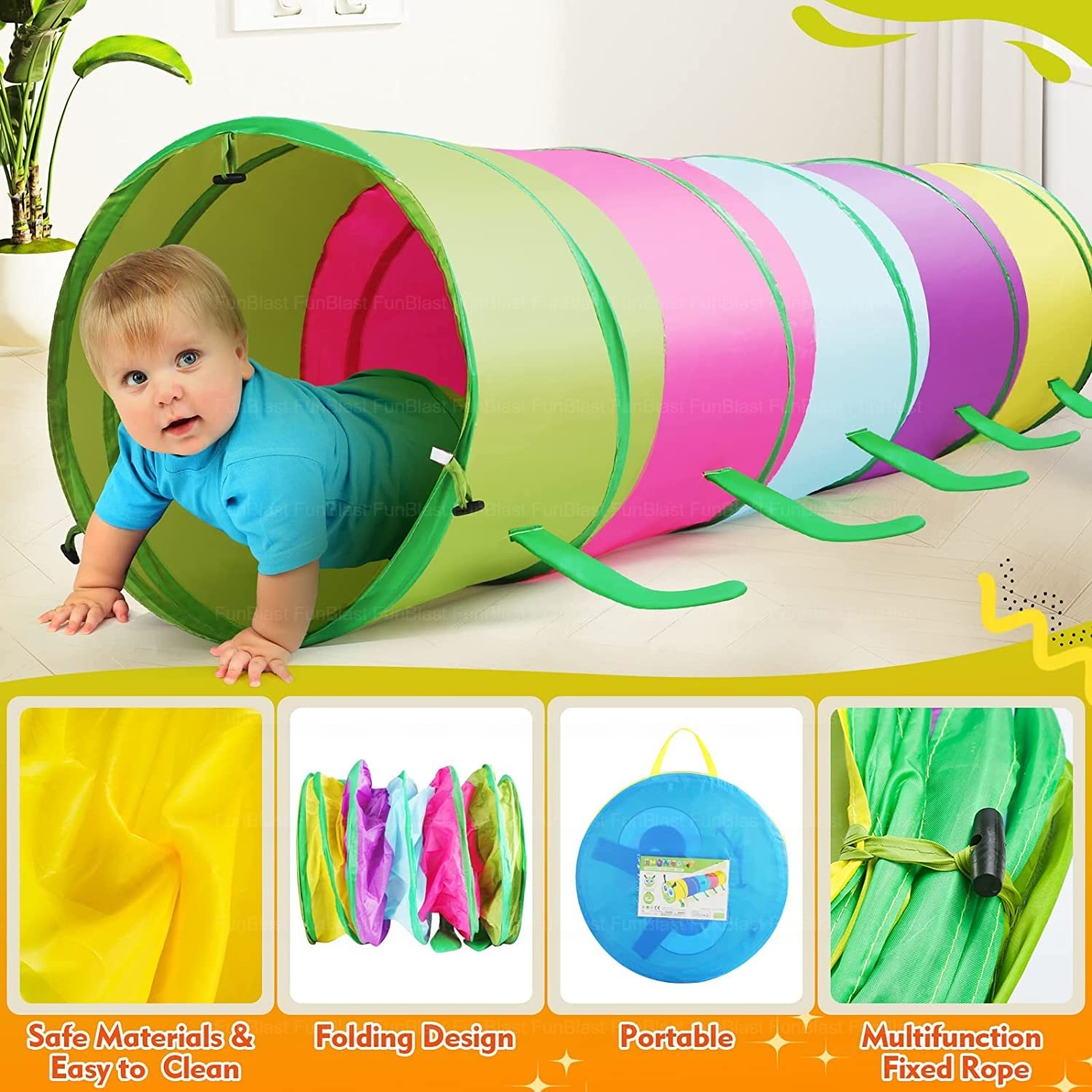 Outdoor store play tunnel