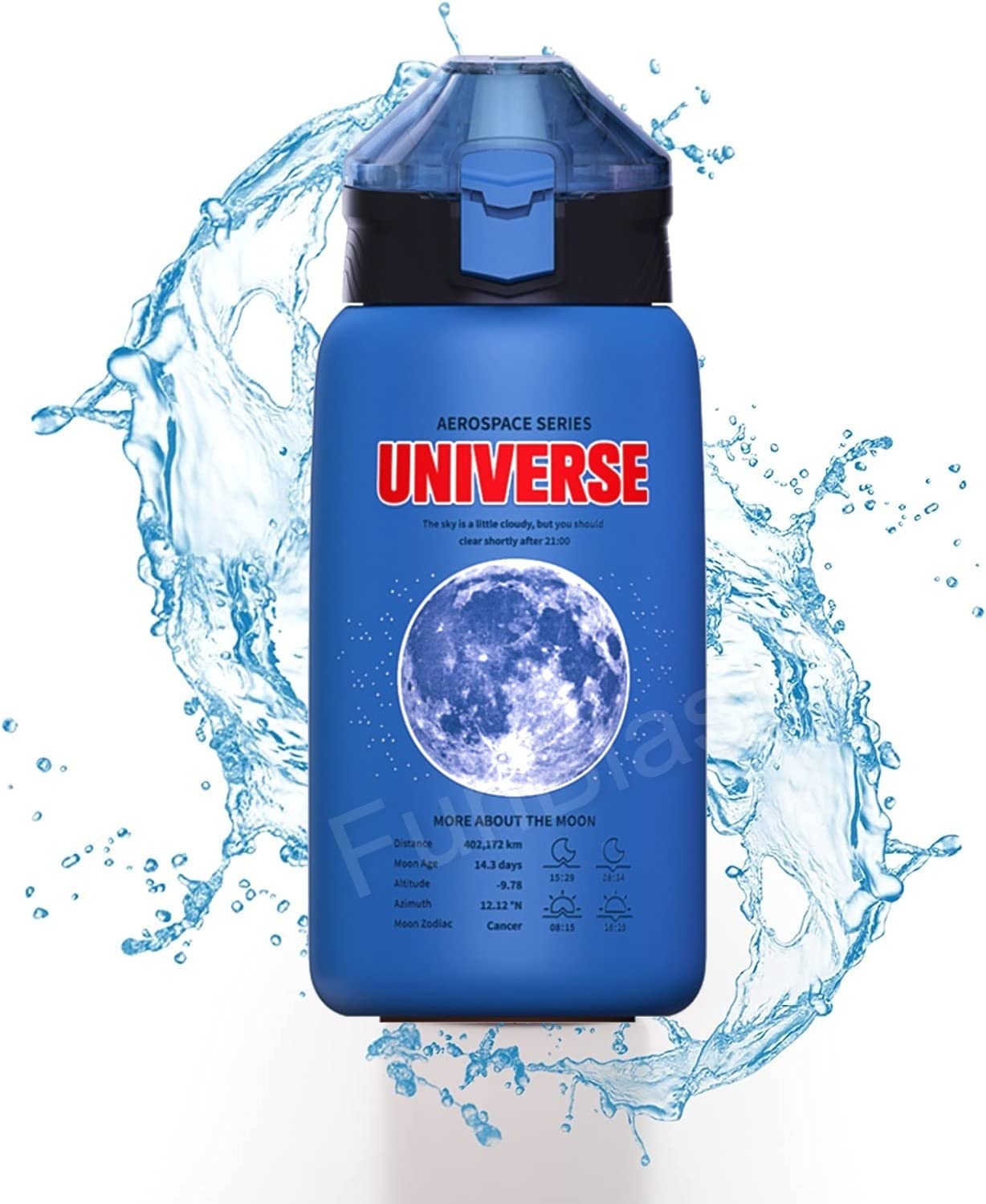 Superman Stainless Steel Insulated Water Bottle for Kids 500 ml Water Bottle  (Blue)